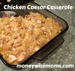 Chicken Caesar Casserole