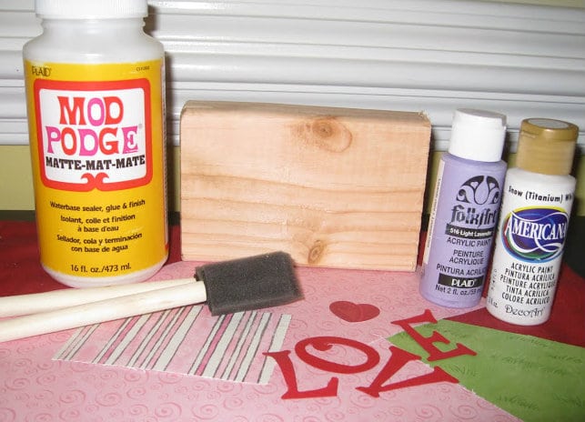 Valentine Block Supplies