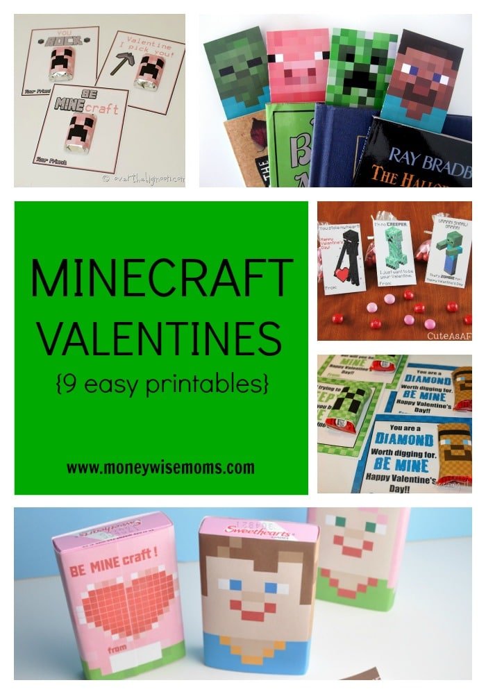 printable minecraft valentines That are Genius | Tristan Website